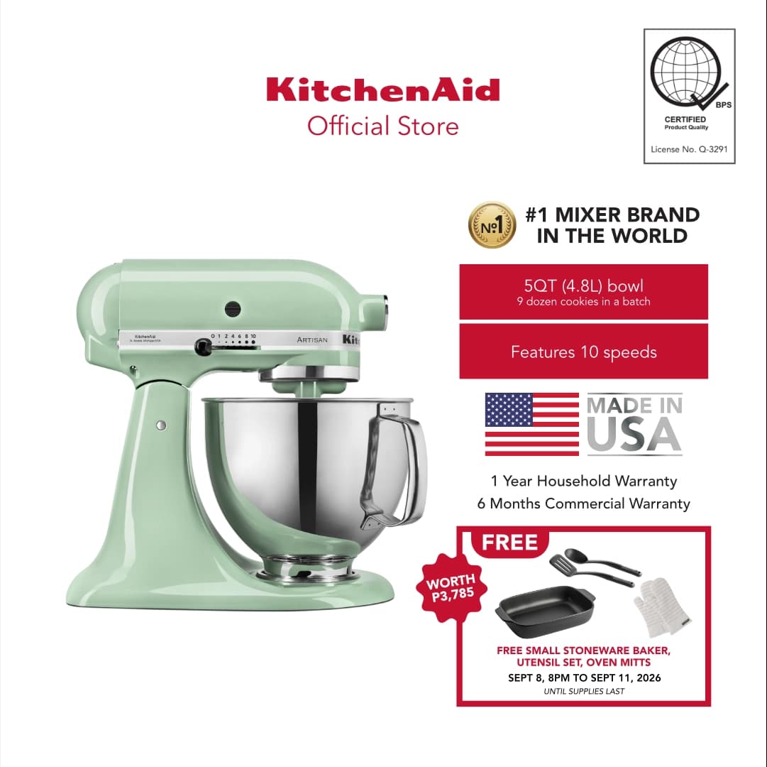 KitchenAid 5QT (4.8L) Artisan Stand Mixer 220V variant