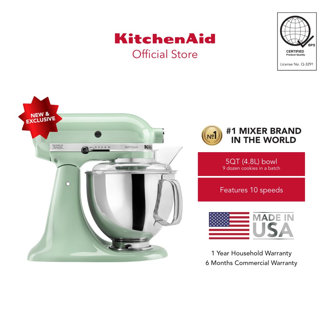 KitchenAid 5QT (4.8L) Artisan Stand Mixer 220V variant