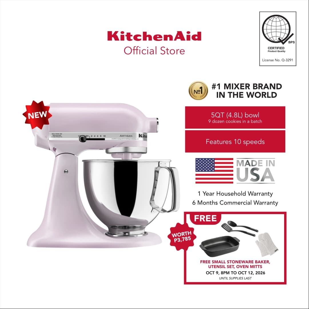 KitchenAid 5QT (4.8L) Artisan Stand Mixer 220V variant