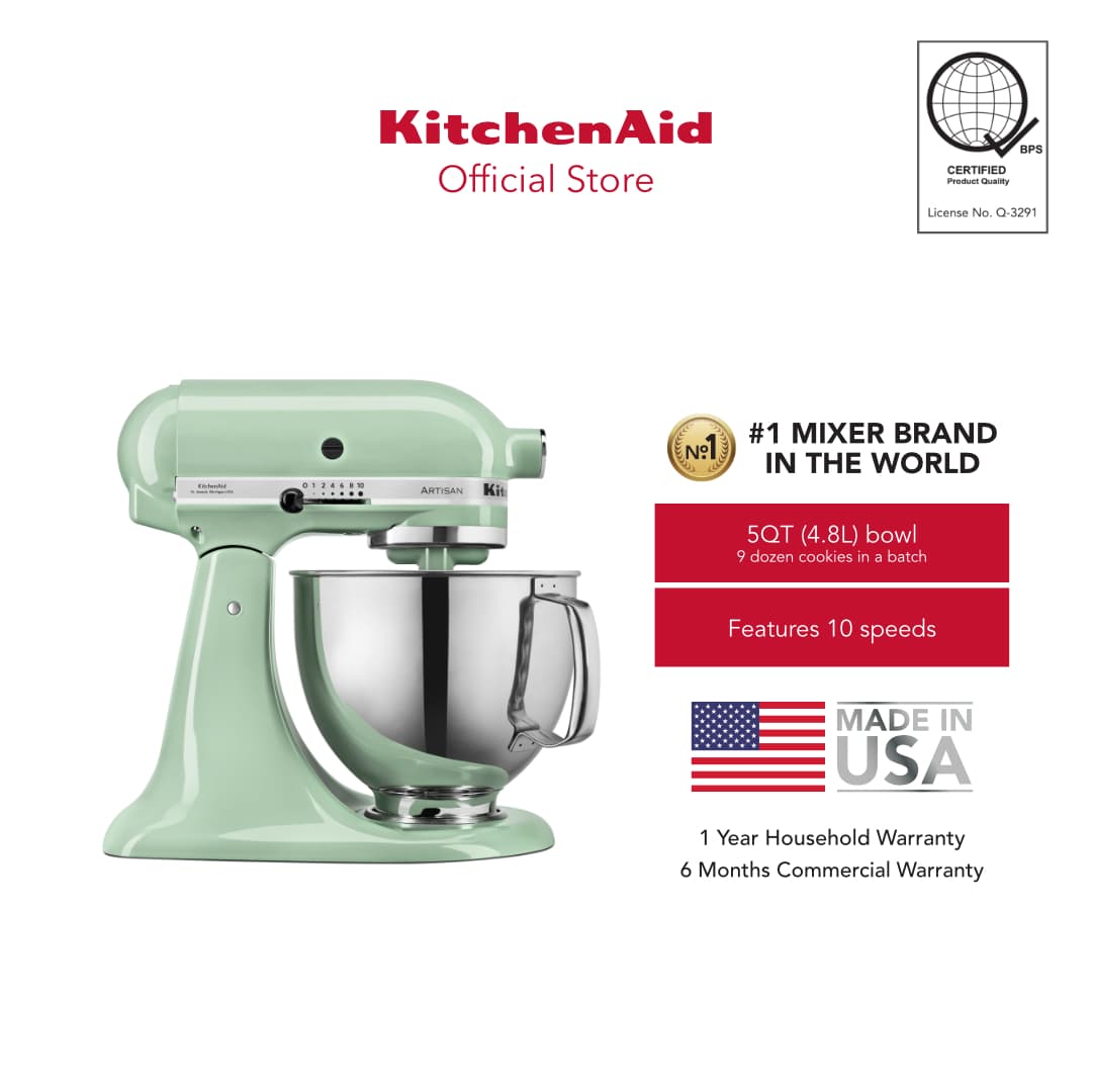 KitchenAid 5QT (4.8L) Artisan Stand Mixer 220V variant