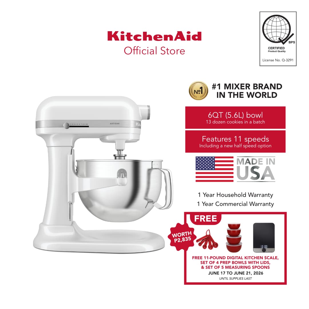 KitchenAid 6QT (5.6L) Artisan Stand Mixer 220 V - 5KSM60S variant