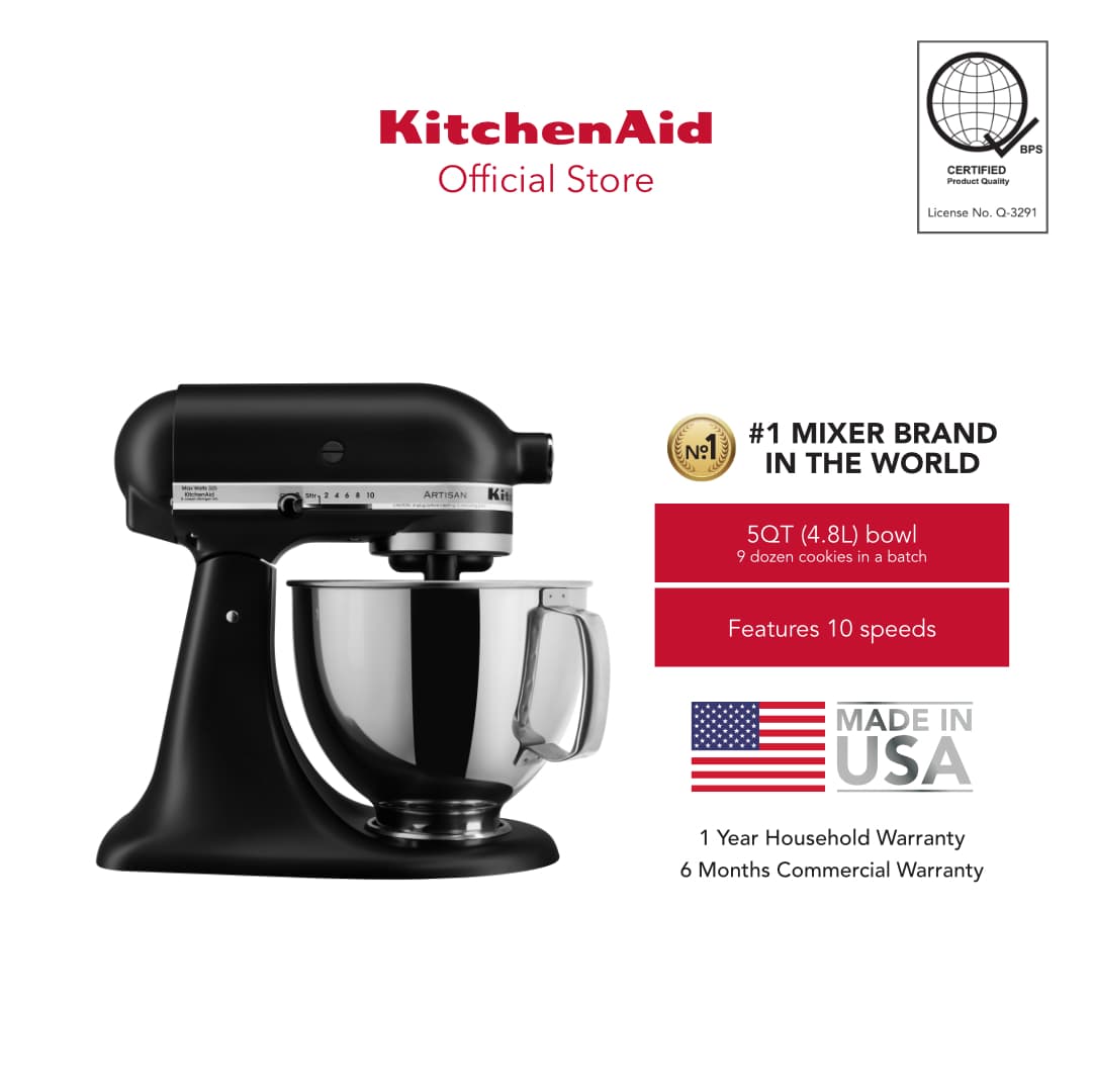KitchenAid 5QT (4.8L) Artisan Stand Mixer 220V