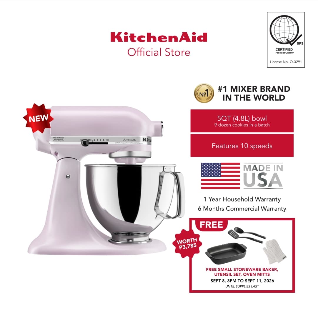KitchenAid 5QT (4.8L) Artisan Stand Mixer 220V variant