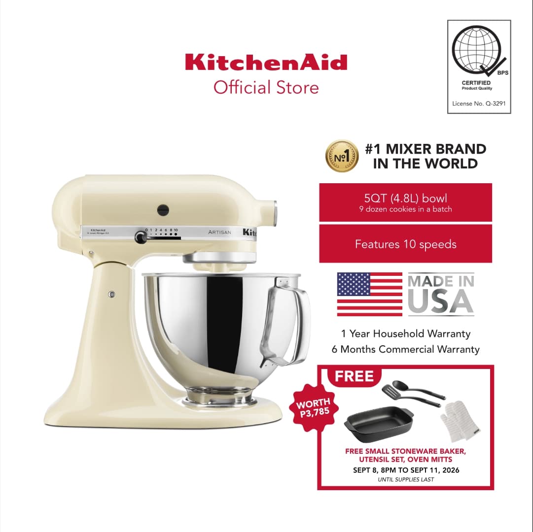 KitchenAid 5QT (4.8L) Artisan Stand Mixer 220V variant