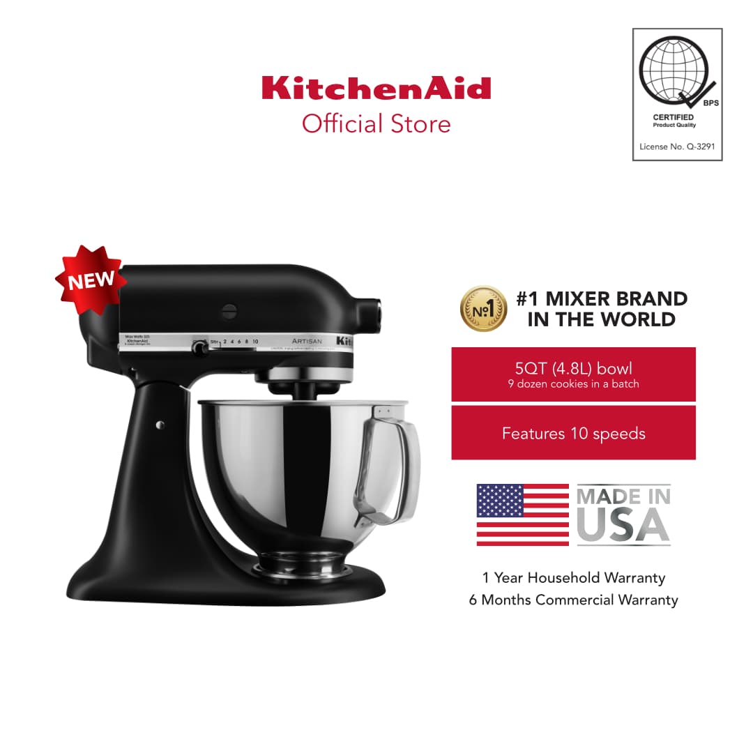 KitchenAid 5QT (4.8L) Artisan Stand Mixer 220V variant