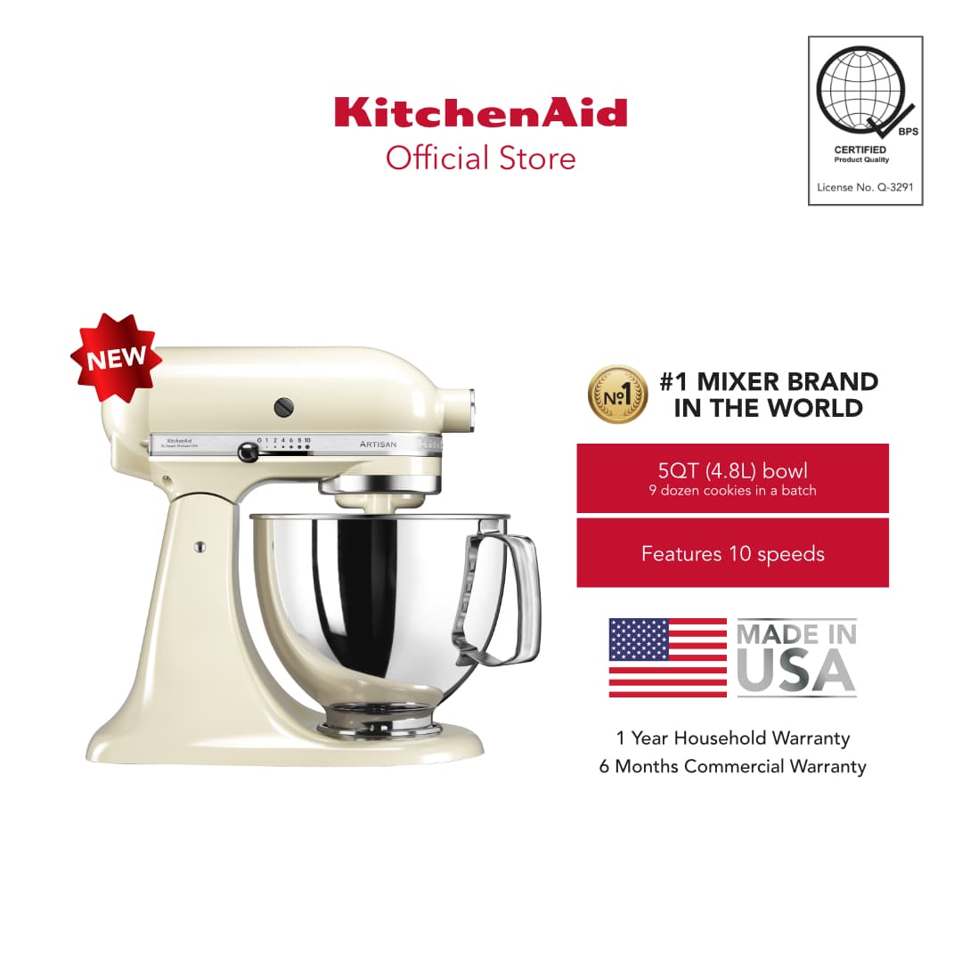 KitchenAid 5QT (4.8L) Artisan Stand Mixer 220V variant