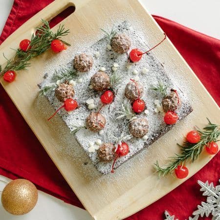 Holiday Wine Brownies