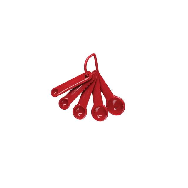 KitchenAid Set of 5 Measuring Spoons Empire Red