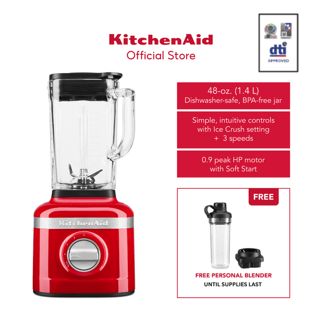 KitchenAid  K150 3- Speed Ice Crushing Blender + FREE Personal Blender