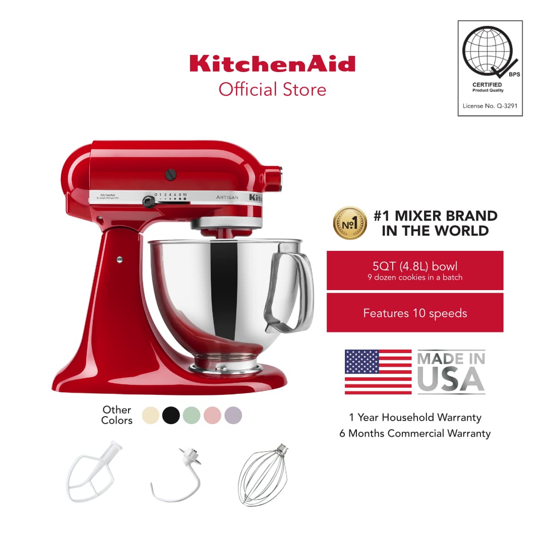 KitchenAid Product KitchenAid 5QT (4.8L) Artisan Stand Mixer 220V - Image