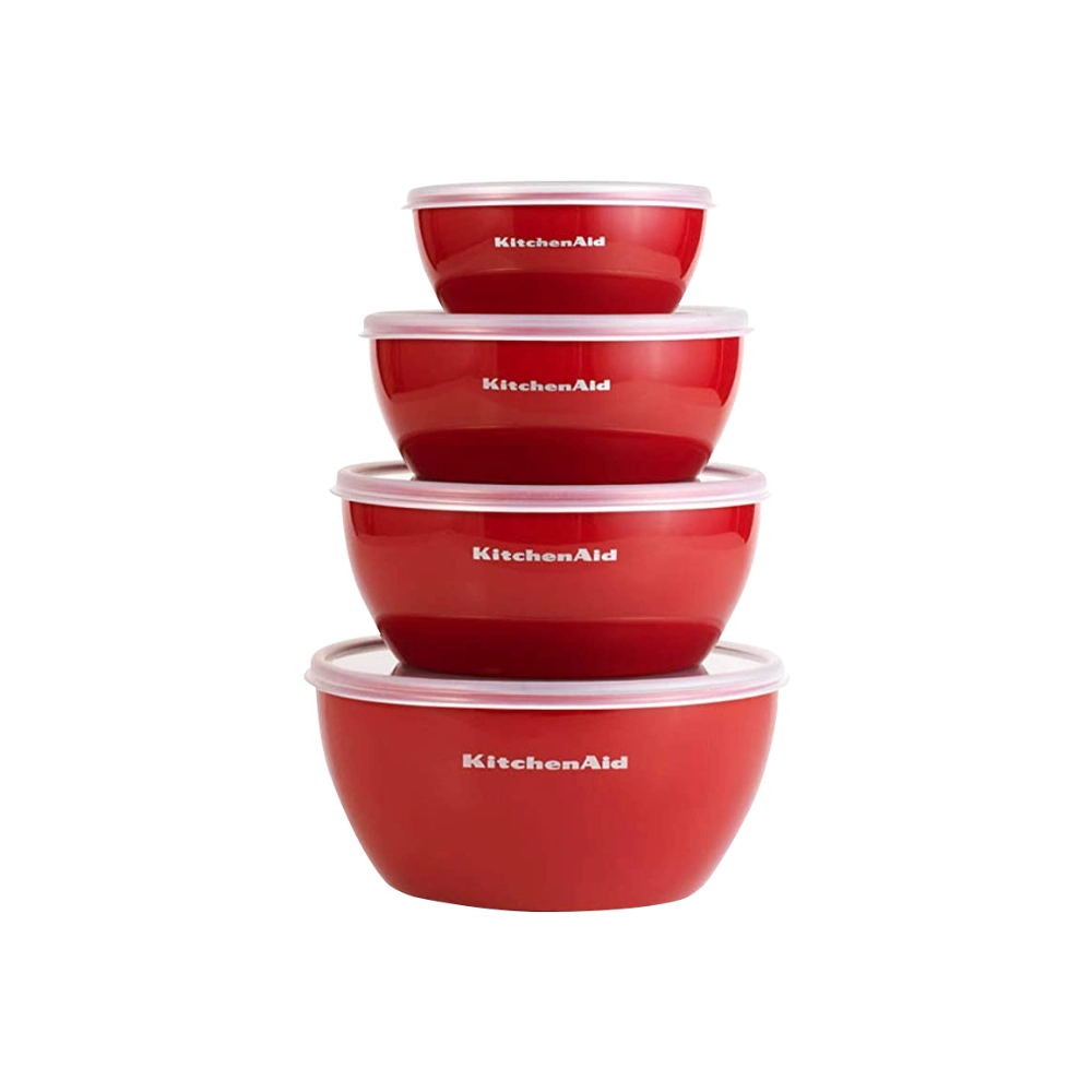 KitchenAid Set of 4 Prep Bowls with Lids Empire Red – KitchenAid Philippines